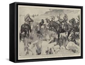 A Welcome Messenger, How the First News Was Brought from Ladysmith-Frank Craig-Framed Stretched Canvas