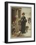 A Welcome Visitor-John Charlton-Framed Giclee Print