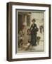 A Welcome Visitor-John Charlton-Framed Giclee Print