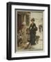 A Welcome Visitor-John Charlton-Framed Giclee Print