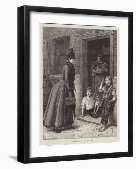 A Welcome Visitor-S.t. Dadd-Framed Giclee Print