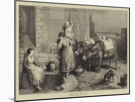 A Well at Hastings-Myles Birket Foster-Mounted Giclee Print