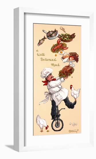 A Well Balanced Meal-Janet Kruskamp-Framed Art Print