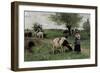 A Well-Guarded Cow-Edouard Debat-Ponsan-Framed Giclee Print