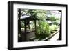 A Well in Back of the Temple, Japanese Garden-Ryuji Adachi-Framed Art Print