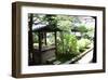 A Well in Back of the Temple, Japanese Garden-Ryuji Adachi-Framed Art Print