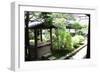 A Well in Back of the Temple, Japanese Garden-Ryuji Adachi-Framed Art Print