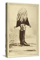 A Wellington Boot, or the Head of the Army, 1827-William Heath-Stretched Canvas