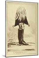 A Wellington Boot, or the Head of the Army, 1827-William Heath-Mounted Giclee Print