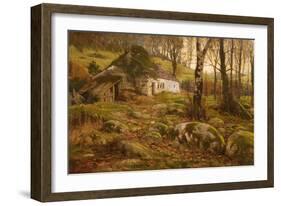 A Welsh Cottage, 1884-Buckley Ousey-Framed Giclee Print