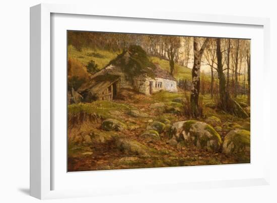 A Welsh Cottage, 1884-Buckley Ousey-Framed Giclee Print