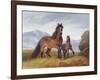 A Welsh Mountain Mare and Foal, 1854-John Frederick Herring I-Framed Giclee Print