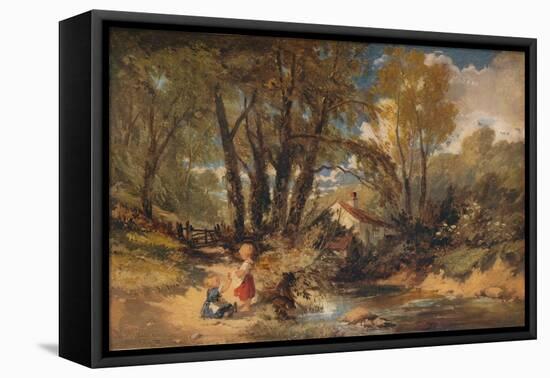 A Welsh Stream, 1843-William James Muller-Framed Stretched Canvas