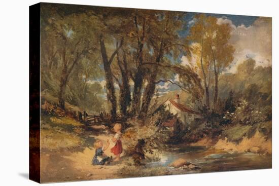 A Welsh Stream, 1843-William James Muller-Stretched Canvas