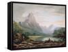 A Welsh Valley, 1819-John Varley-Framed Stretched Canvas