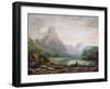 A Welsh Valley, 1819-John Varley-Framed Giclee Print