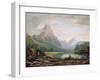 A Welsh Valley, 1819-John Varley-Framed Giclee Print