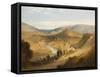 A Welsh Valley-Edmund John Niemann-Framed Stretched Canvas