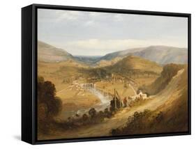 A Welsh Valley-Edmund John Niemann-Framed Stretched Canvas