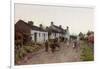 A Welsh Village - Evening-Peter Ghent-Framed Giclee Print