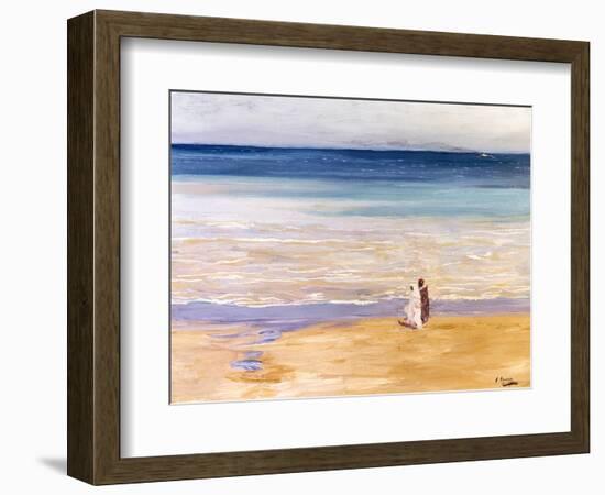 A West Wind-Sir John Lavery-Framed Art Print