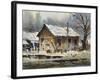 A Wet Day-LaVere Hutchings-Framed Premium Giclee Print