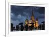 A Wet Evening in Red Square.-Jon Hicks-Framed Photographic Print