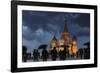 A Wet Evening in Red Square.-Jon Hicks-Framed Photographic Print