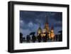 A Wet Evening in Red Square.-Jon Hicks-Framed Photographic Print