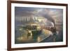 A Wet Evening - Katoomba-John Bradley-Framed Giclee Print