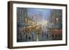 A Wet Evening - Sydney-John Bradley-Framed Giclee Print