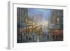 A Wet Evening - Sydney-John Bradley-Framed Giclee Print