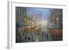 A Wet Evening - Sydney-John Bradley-Framed Giclee Print