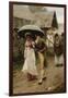 A Wet Sunday Morning, 1896-Edmund Blair Leighton-Framed Giclee Print