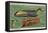 A Whale Bus in the Year 2000-null-Framed Stretched Canvas