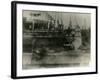 A Whale Is Caught and Stripped Exposing its Blubber-null-Framed Photographic Print