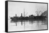 A Whaler, Magdalene Bay, Spitzbergen, Norway, 1929-null-Framed Stretched Canvas