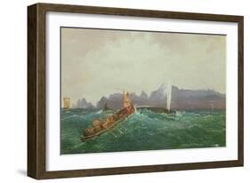 A Whaling Scene-Cornelius Krieghoff-Framed Giclee Print