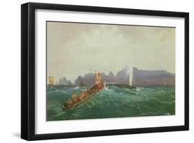 A Whaling Scene-Cornelius Krieghoff-Framed Giclee Print