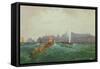 A Whaling Scene-Cornelius Krieghoff-Framed Stretched Canvas