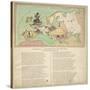 A Whimsical Sketch of Europe with A Poetic Description of the Map, 1806-null-Stretched Canvas