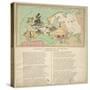 A Whimsical Sketch of Europe with A Poetic Description of the Map, 1806-null-Stretched Canvas