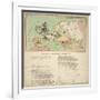 A Whimsical Sketch of Europe with A Poetic Description of the Map, 1806-null-Framed Giclee Print