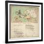 A Whimsical Sketch of Europe with A Poetic Description of the Map, 1806-null-Framed Giclee Print