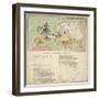 A Whimsical Sketch of Europe with A Poetic Description of the Map, 1806-null-Framed Giclee Print