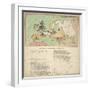 A Whimsical Sketch of Europe with A Poetic Description of the Map, 1806-null-Framed Giclee Print