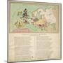 A Whimsical Sketch of Europe with A Poetic Description of the Map, 1806-null-Mounted Giclee Print