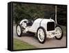 A White 1908 Benz Racer-null-Framed Stretched Canvas