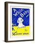 A White Baby, By James Welsh-null-Framed Art Print