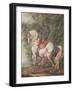 A White Horse (W/C on Paper)-Philips Wouwermans Or Wouwerman-Framed Giclee Print